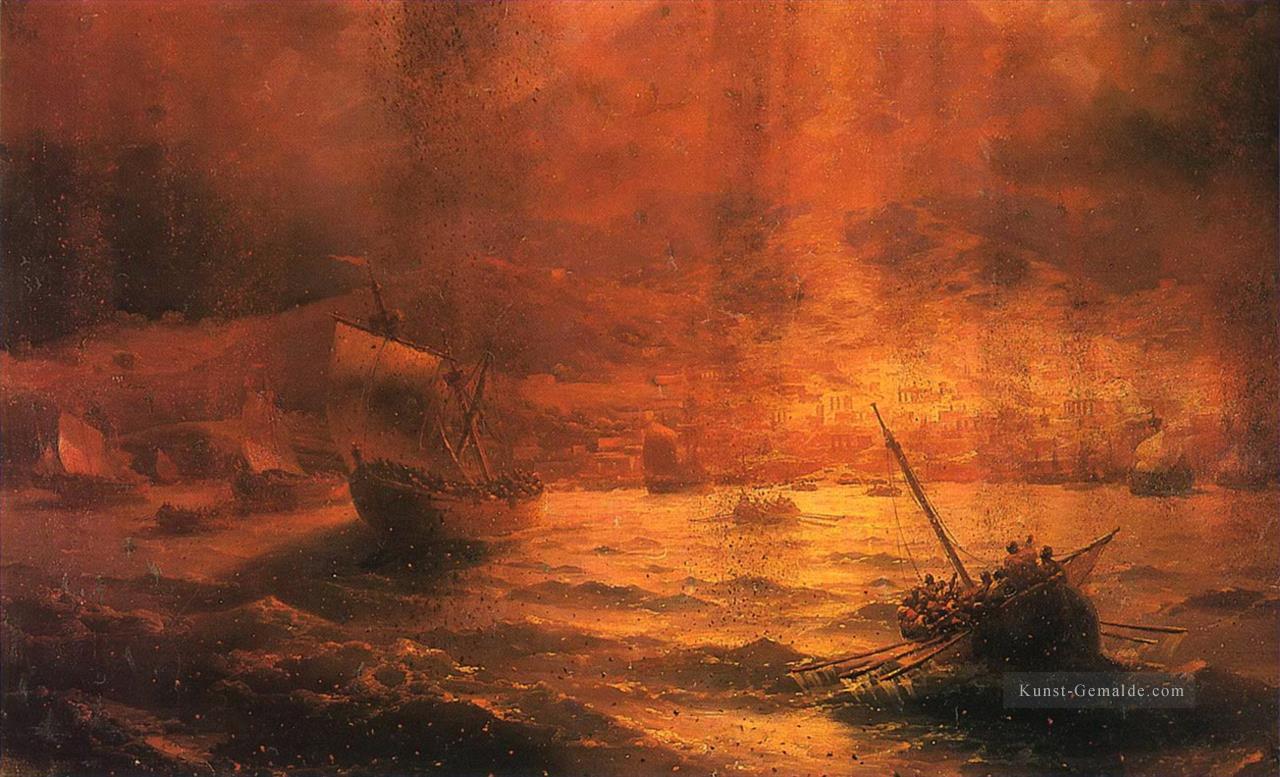 die Ruinen von Pompeii 1889 Verspielt Ivan Aiwasowski russisch Ölgemälde